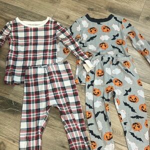Holiday Pajamas toddler bundle size 3t
